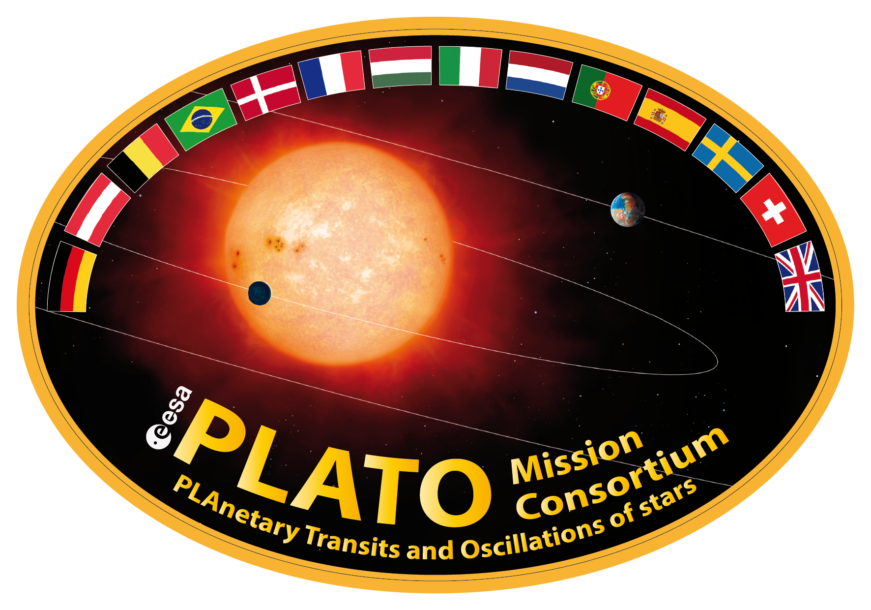 PLATO Sticker